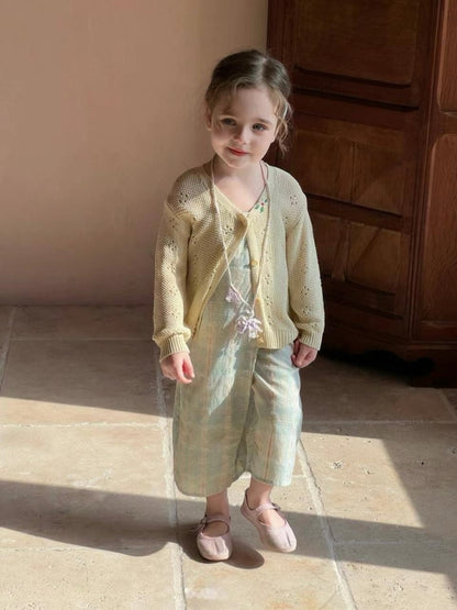 針織扣鈕毛衣💐