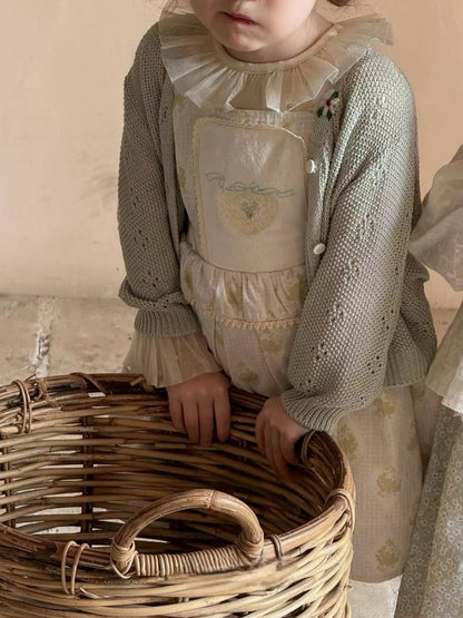 針織扣鈕毛衣💐