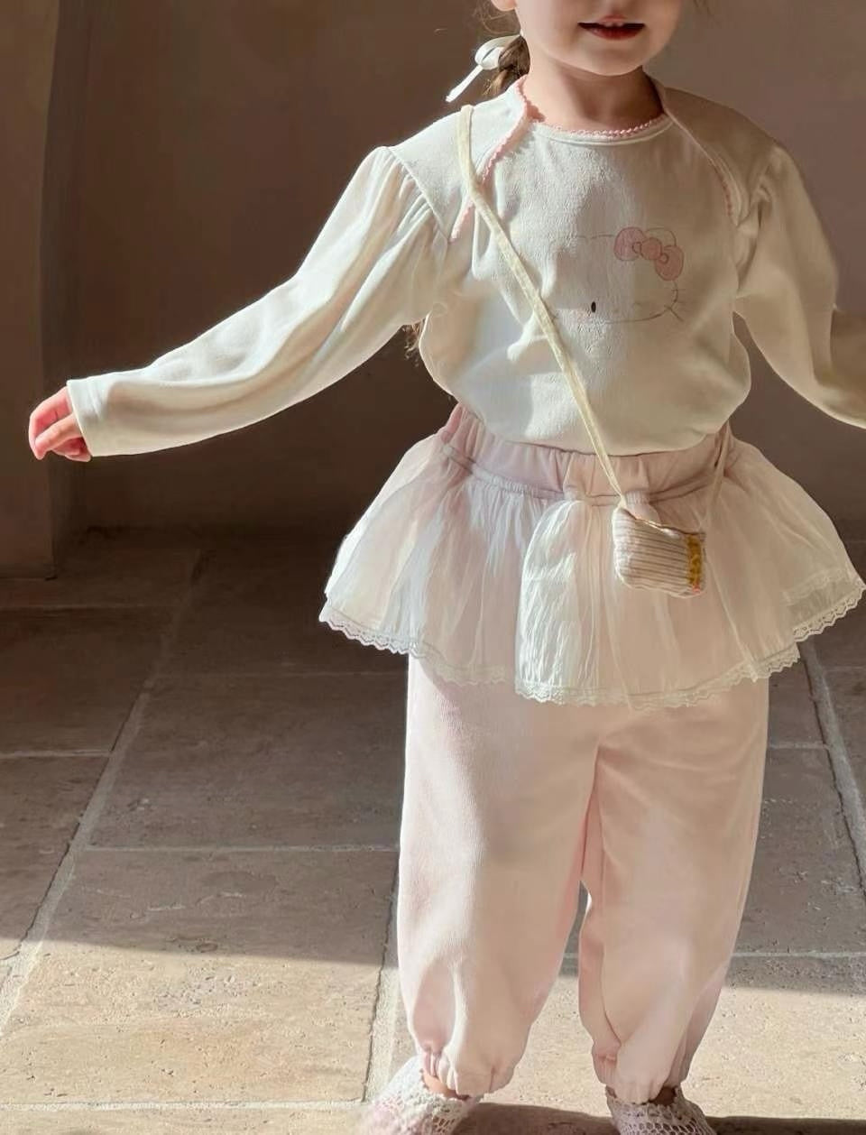 淨色貓貓長袖上衣🧸