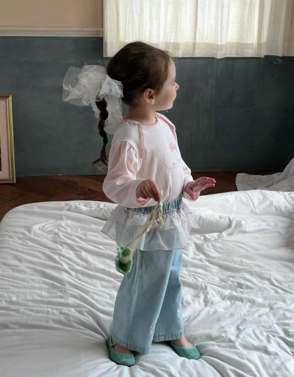 淨色貓貓長袖上衣🧸