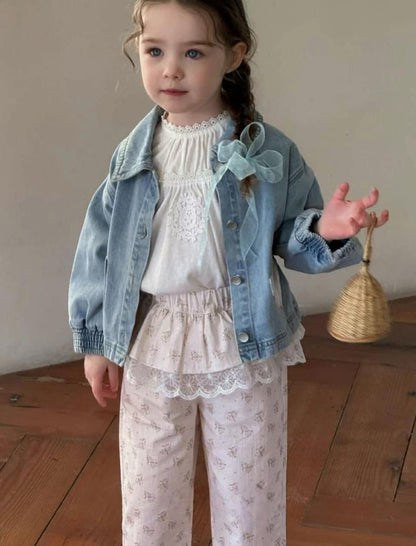 淨色花邊娃娃上衣🌷