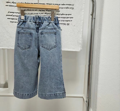 鬆緊牛仔長褲🔖