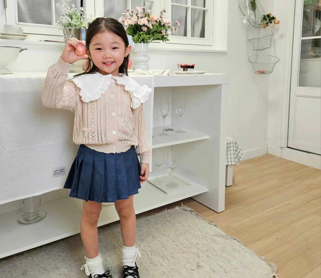 針織鏤空扣鈕毛衣🧶