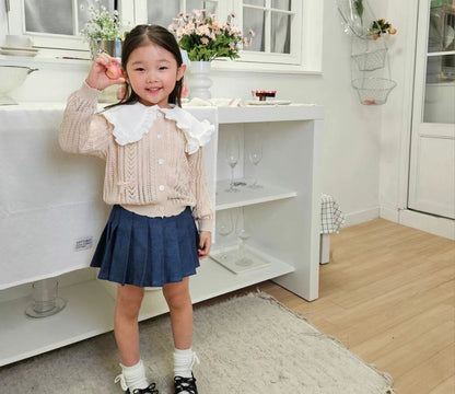 針織鏤空扣鈕毛衣🧶