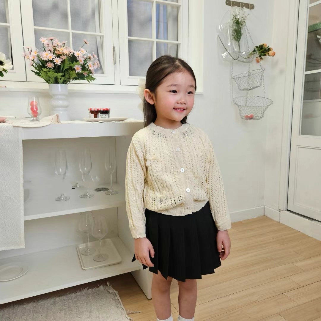 針織鏤空扣鈕毛衣🧶