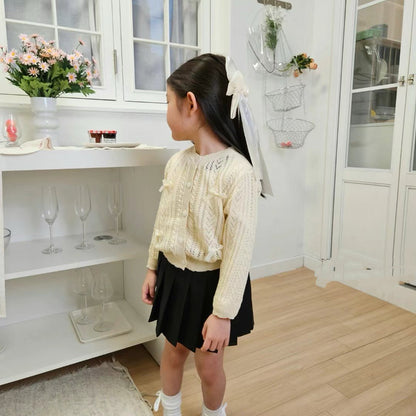 針織鏤空扣鈕毛衣🧶