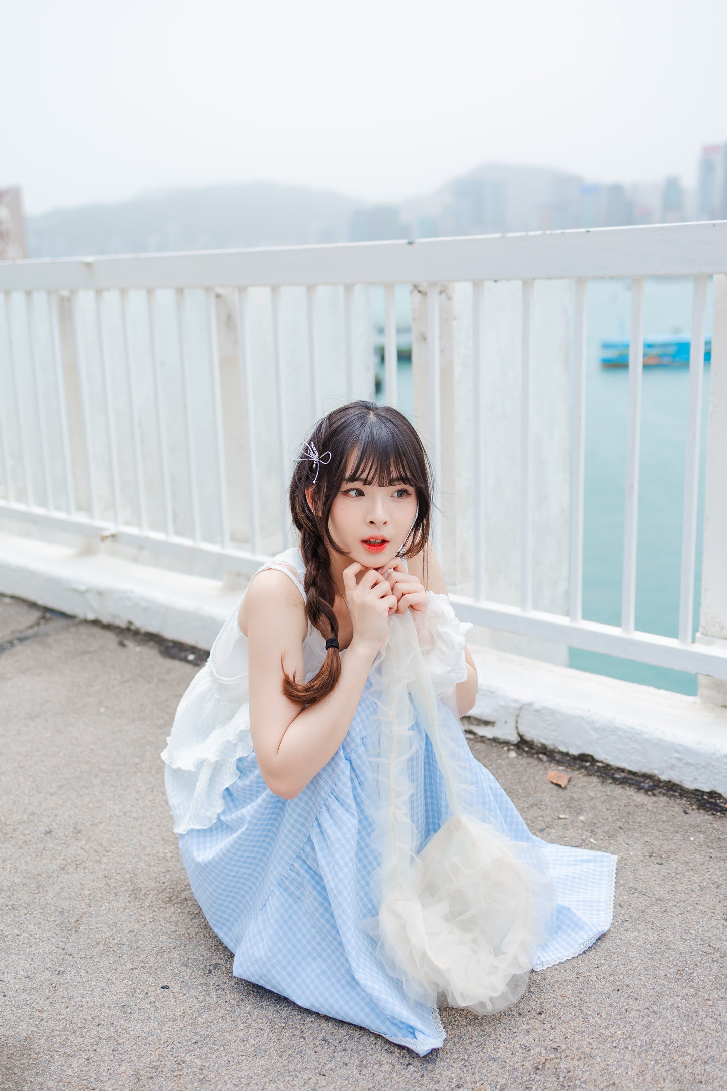 夏日必備！日系繽紛白兔背心🐰