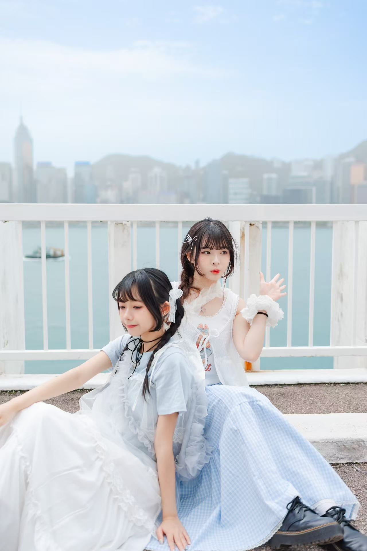 夏日必備！日系繽紛白兔背心🐰