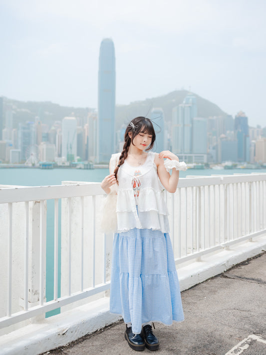 波子汽水格仔長裙🥤