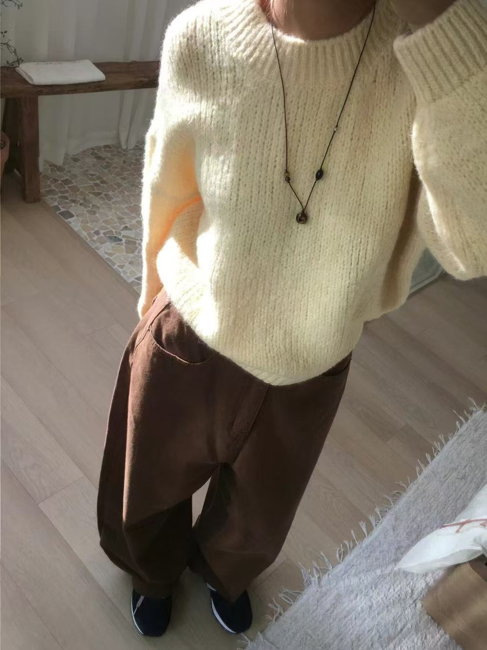 簡約套頭毛衣🎧