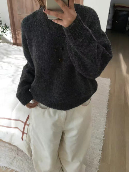 簡約套頭毛衣🎧