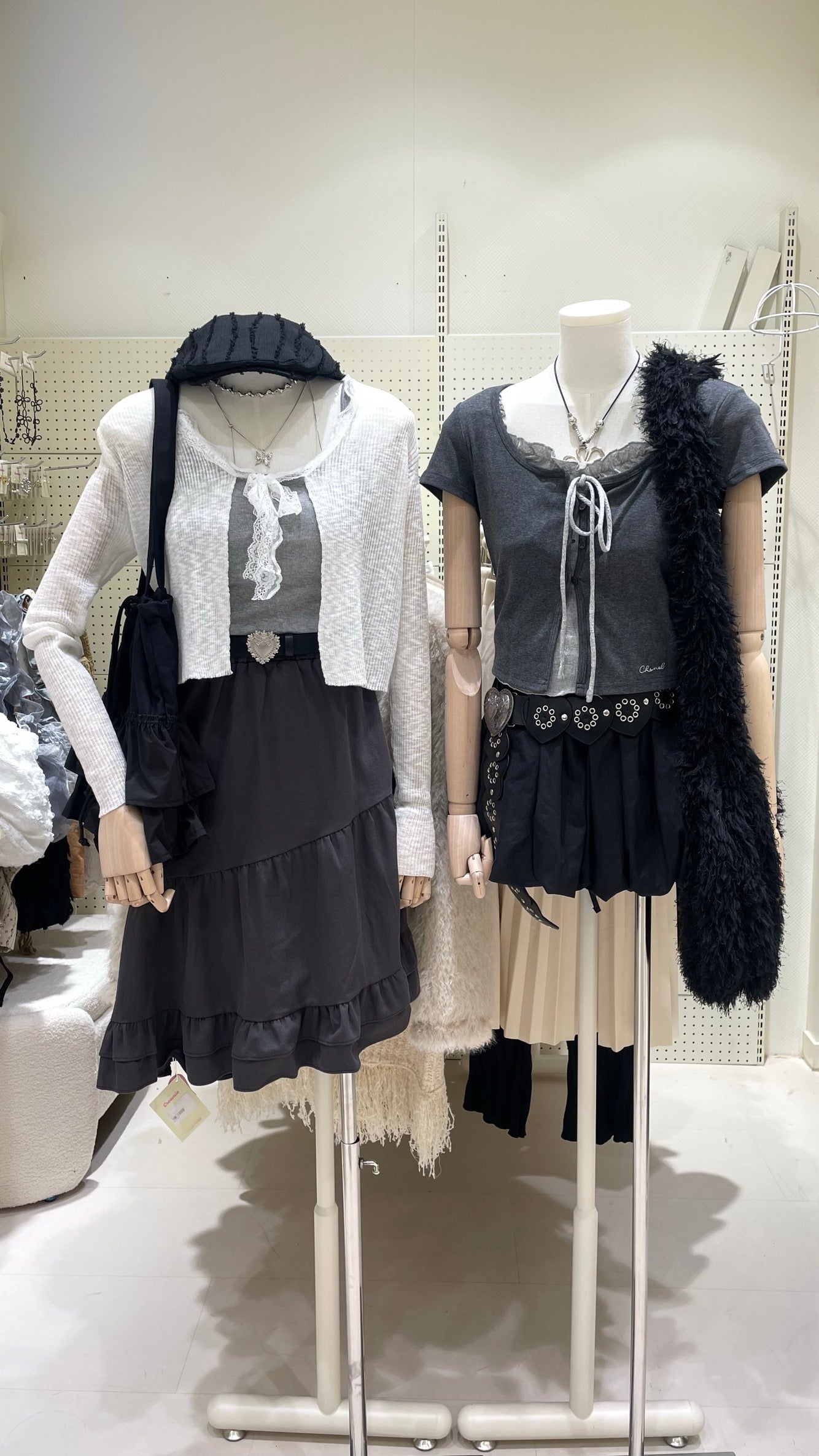 【門市熱賣款✨🖤】波浪橡筋不規則裙