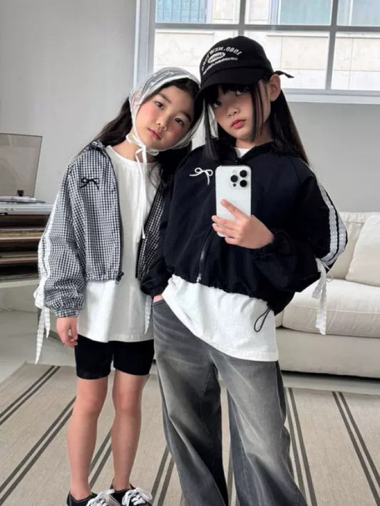 立領蕾絲綁帶外套🎀