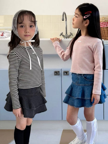 圓領條紋長袖上衣🔖