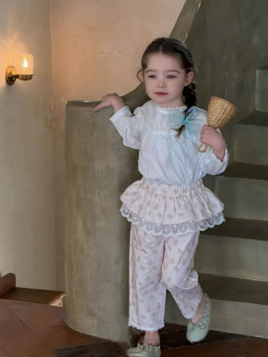 淨色花邊娃娃上衣🌷