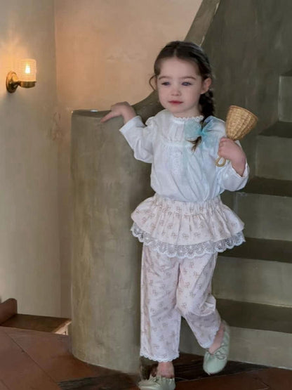 淨色花邊娃娃上衣🌷