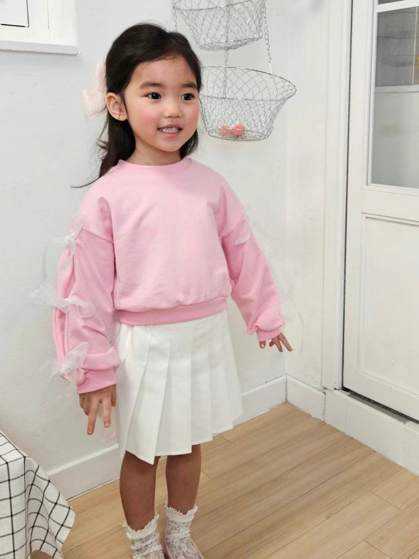 淨色蝴蝶結衛衣💕