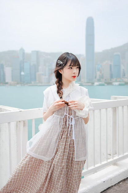 日系蝴蝶綁帶袖衫✨🌸
