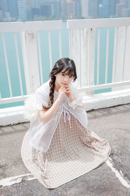 日系蝴蝶綁帶袖衫✨🌸