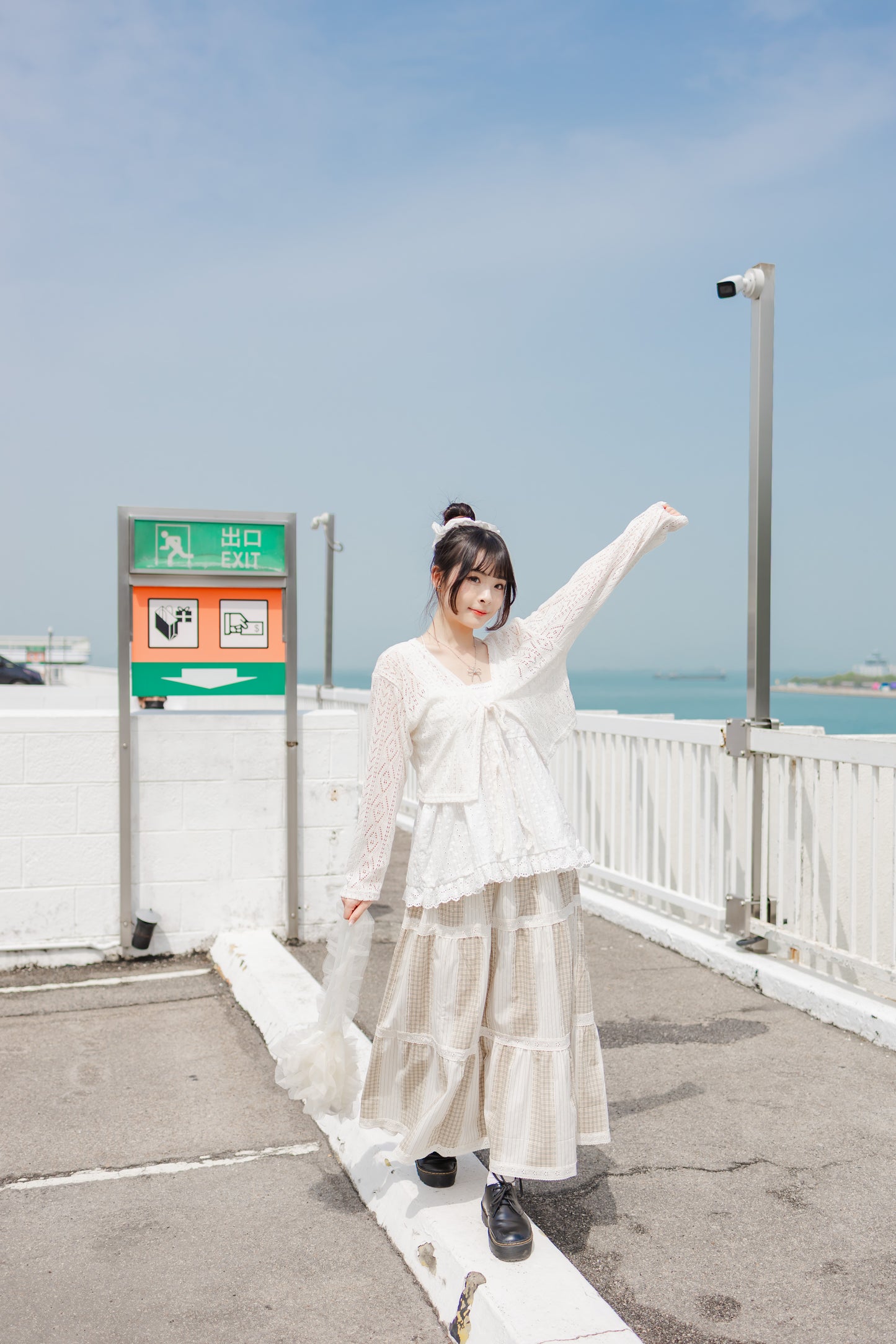 高質小碎花肩帶Ruffle背心🌼