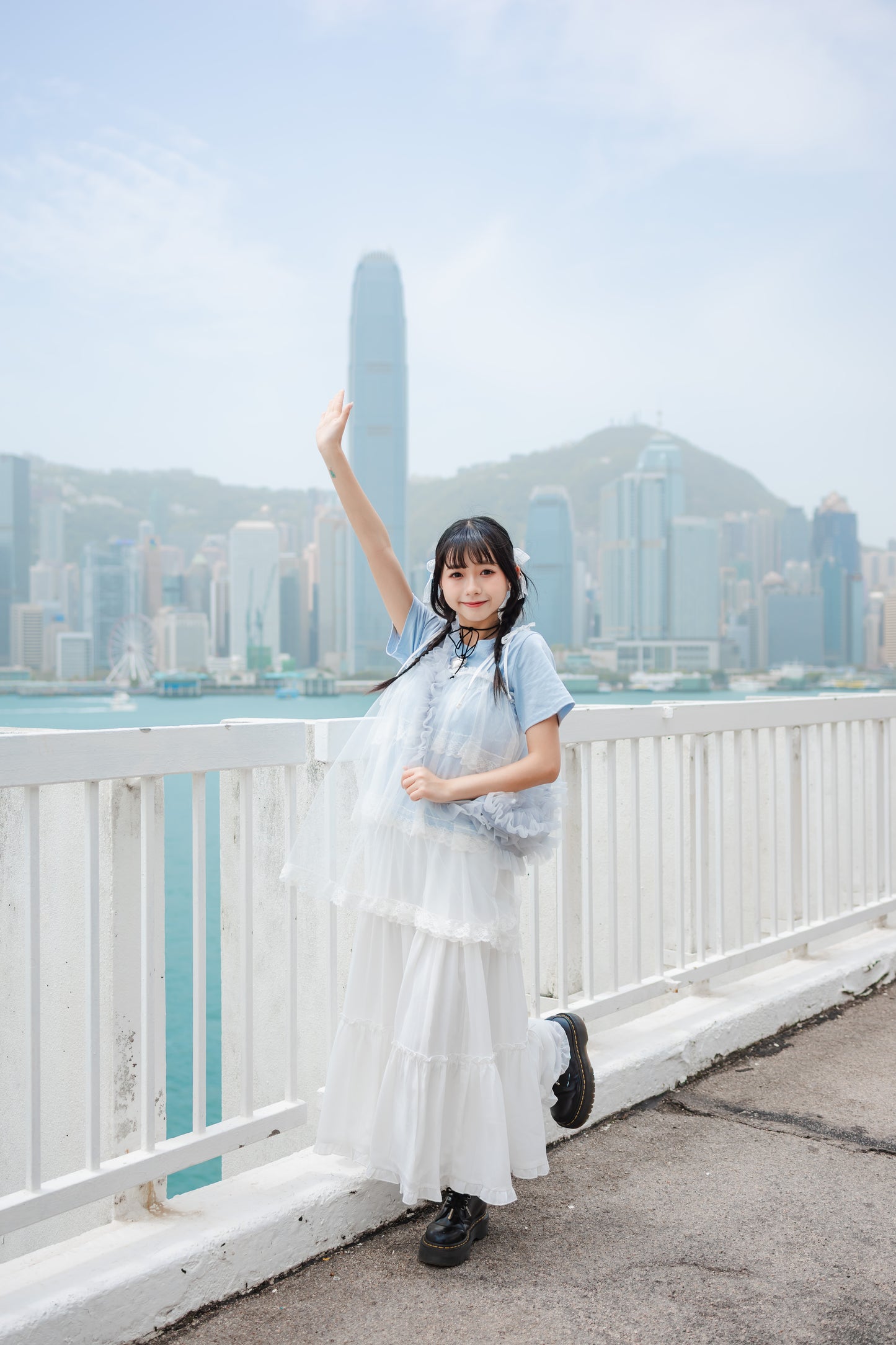 雲朵花花天藍色Tee🩵🌼