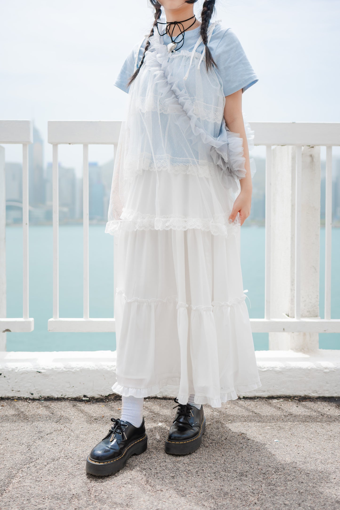 雲朵花花天藍色Tee🩵🌼