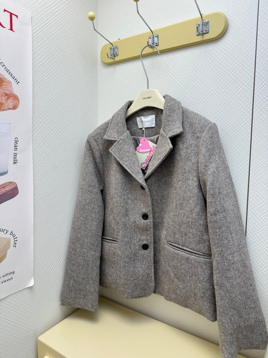 【冬季清倉☃️❄️】 翻領扣鈕西裝外套