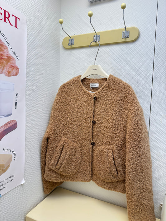 【冬季清倉☃️❄️】 小香風毛粒絨外套