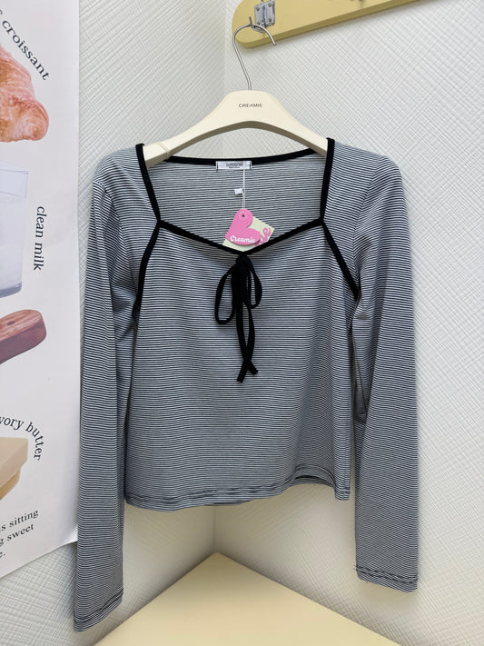 【冬季清倉☃️❄️】 方領條紋上衣