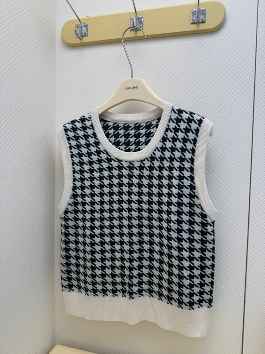 【冬季清倉☃️❄️】 針織格子背心