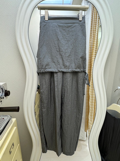 【冬季清倉☃️❄️】 鬆緊淨色長褲