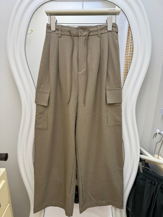 【冬季清倉☃️❄️】 鬆緊雪紡長褲