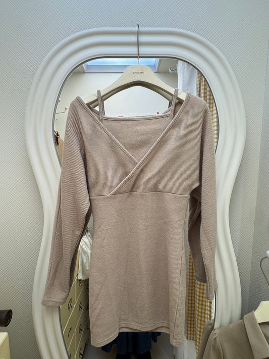 【冬季清倉☃️❄️】 假兩件連身裙