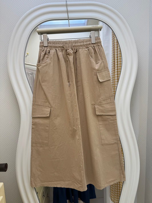 【冬季清倉☃️❄️】 鬆緊工裝長裙