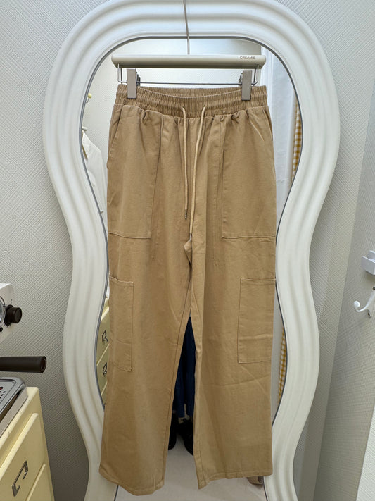 【冬季清倉☃️❄️】 鬆緊工裝長褲