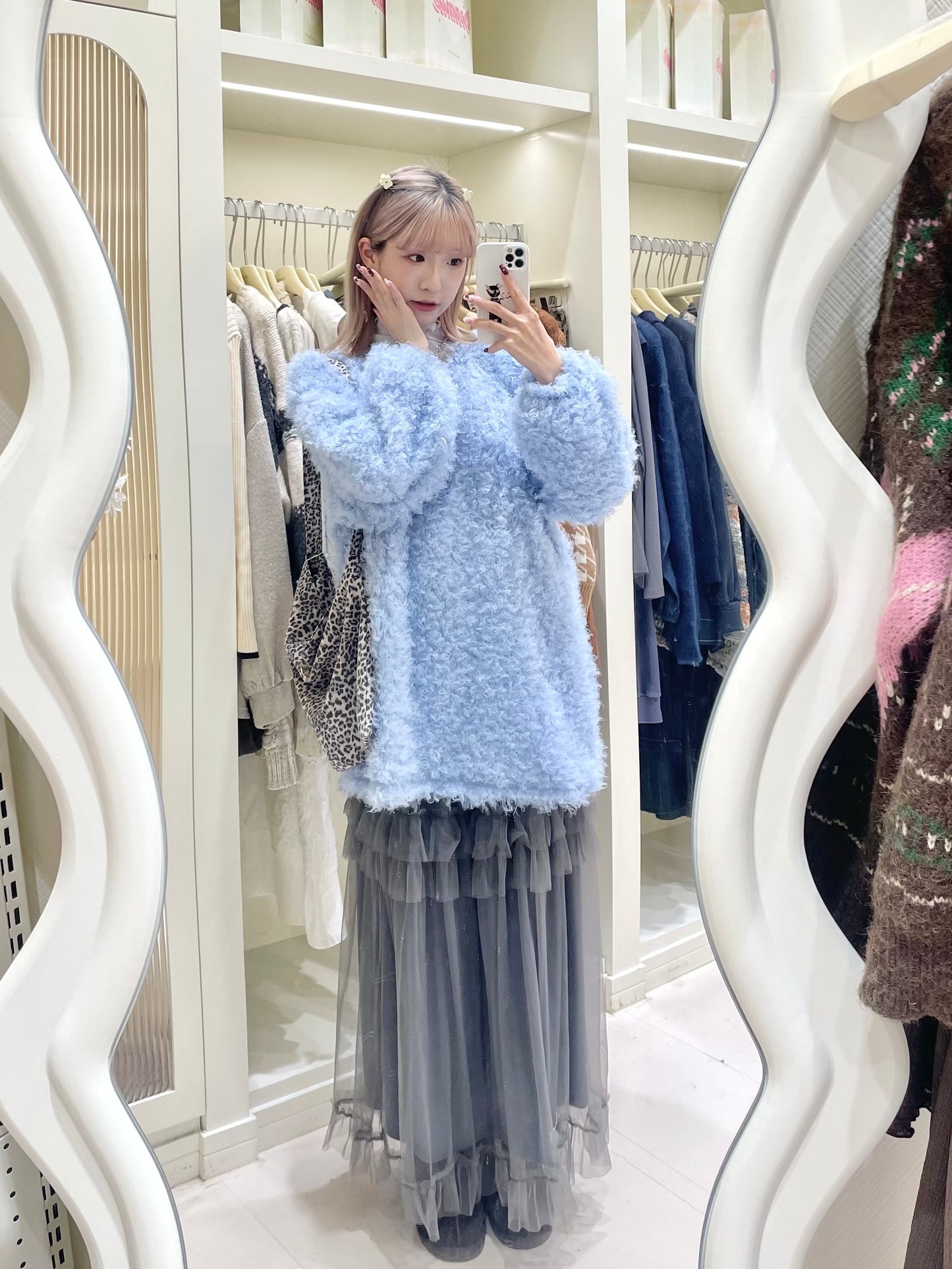 【冬季清倉☃️❄️】 淨色流蘇長袖上衣