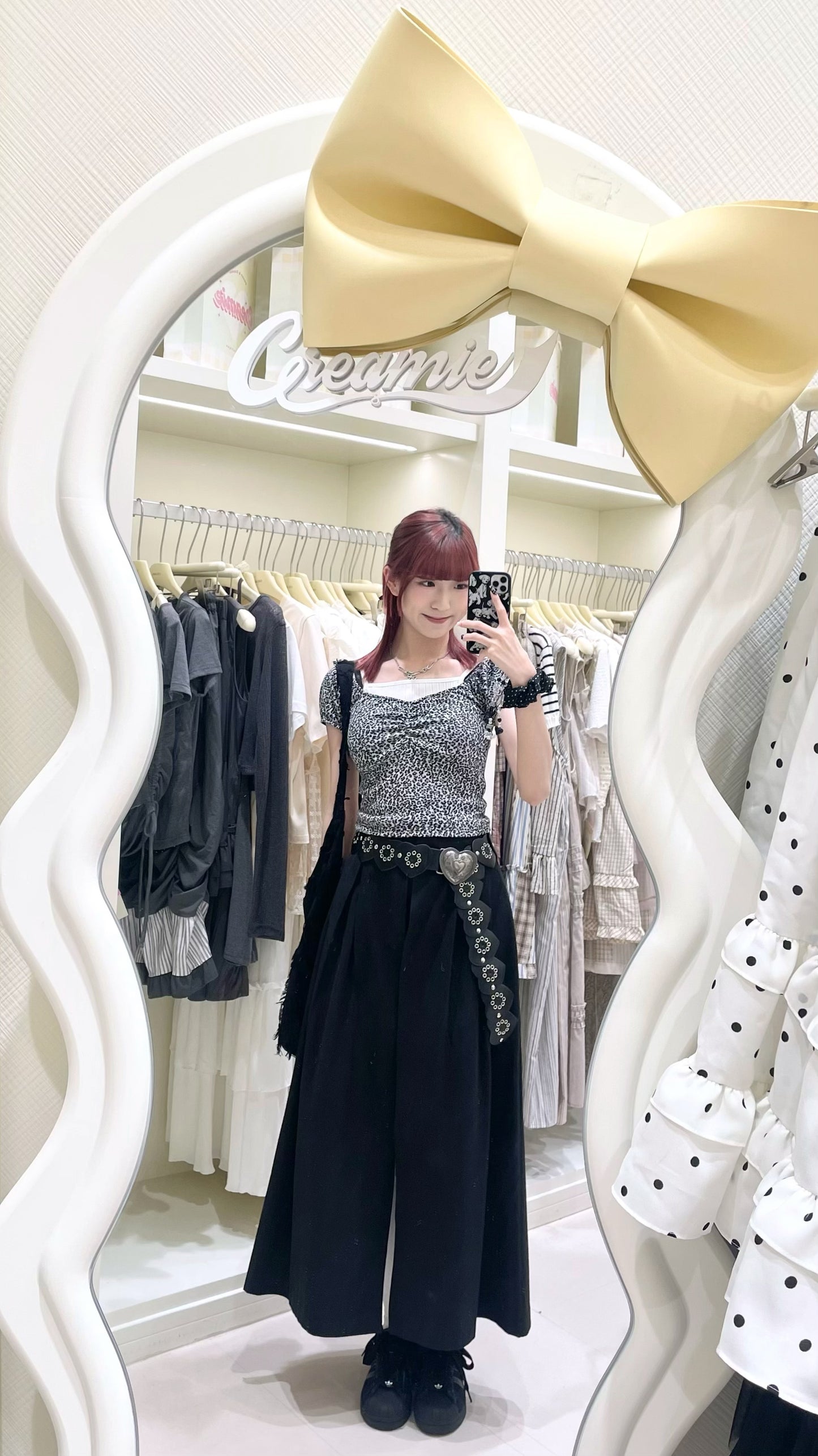 小性感! 開叉半橡筋長裙