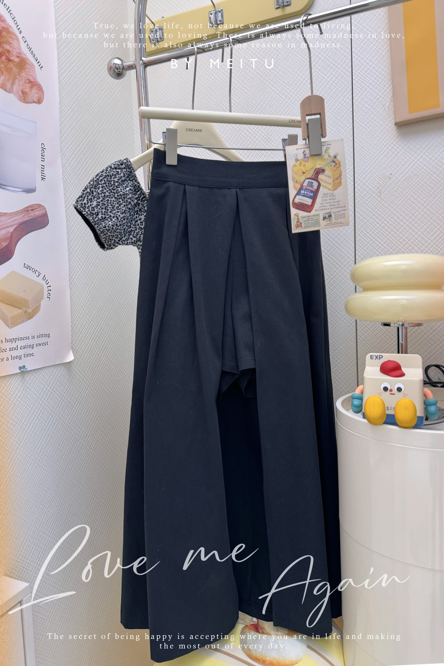 小性感! 開叉半橡筋長裙