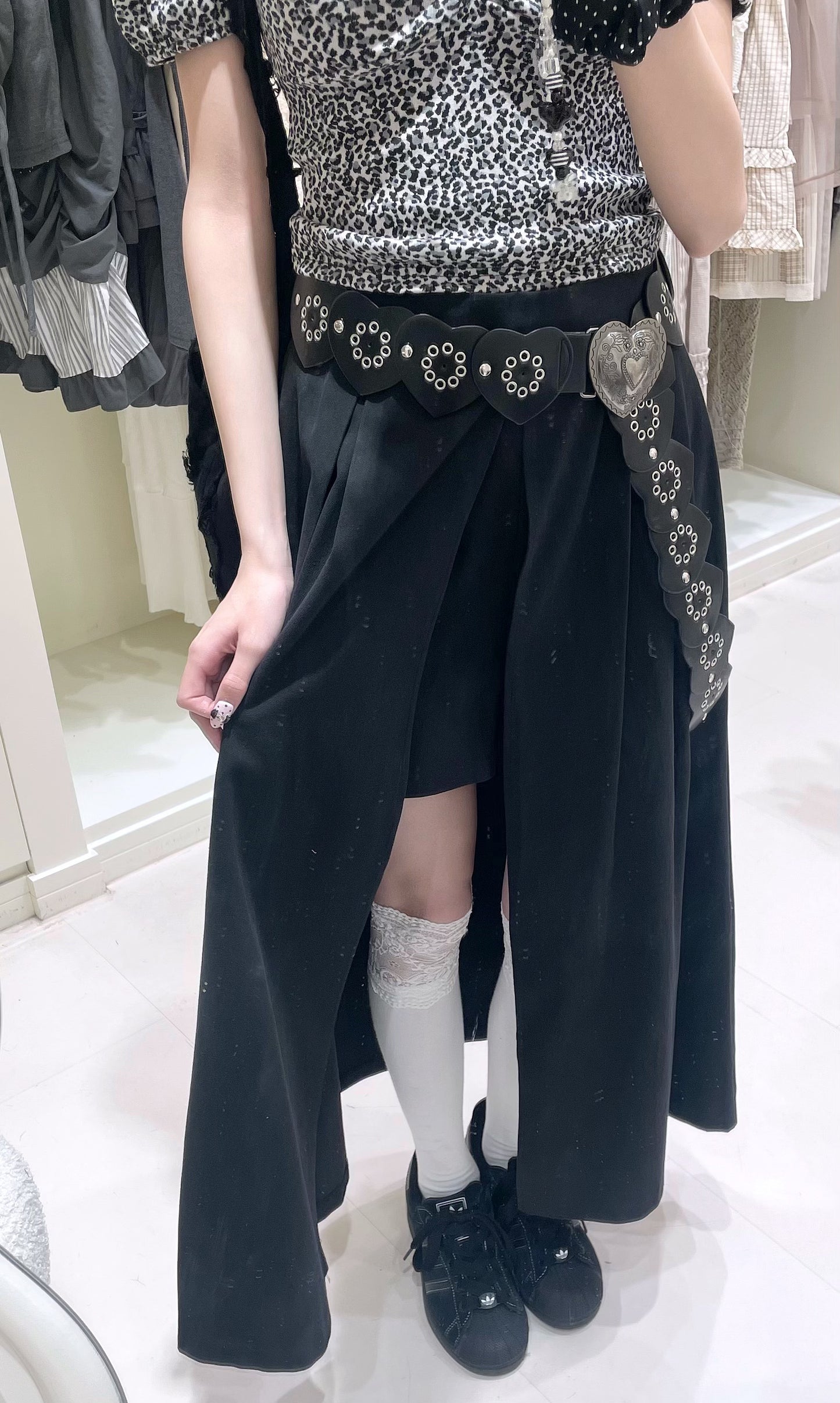 小性感! 開叉半橡筋長裙