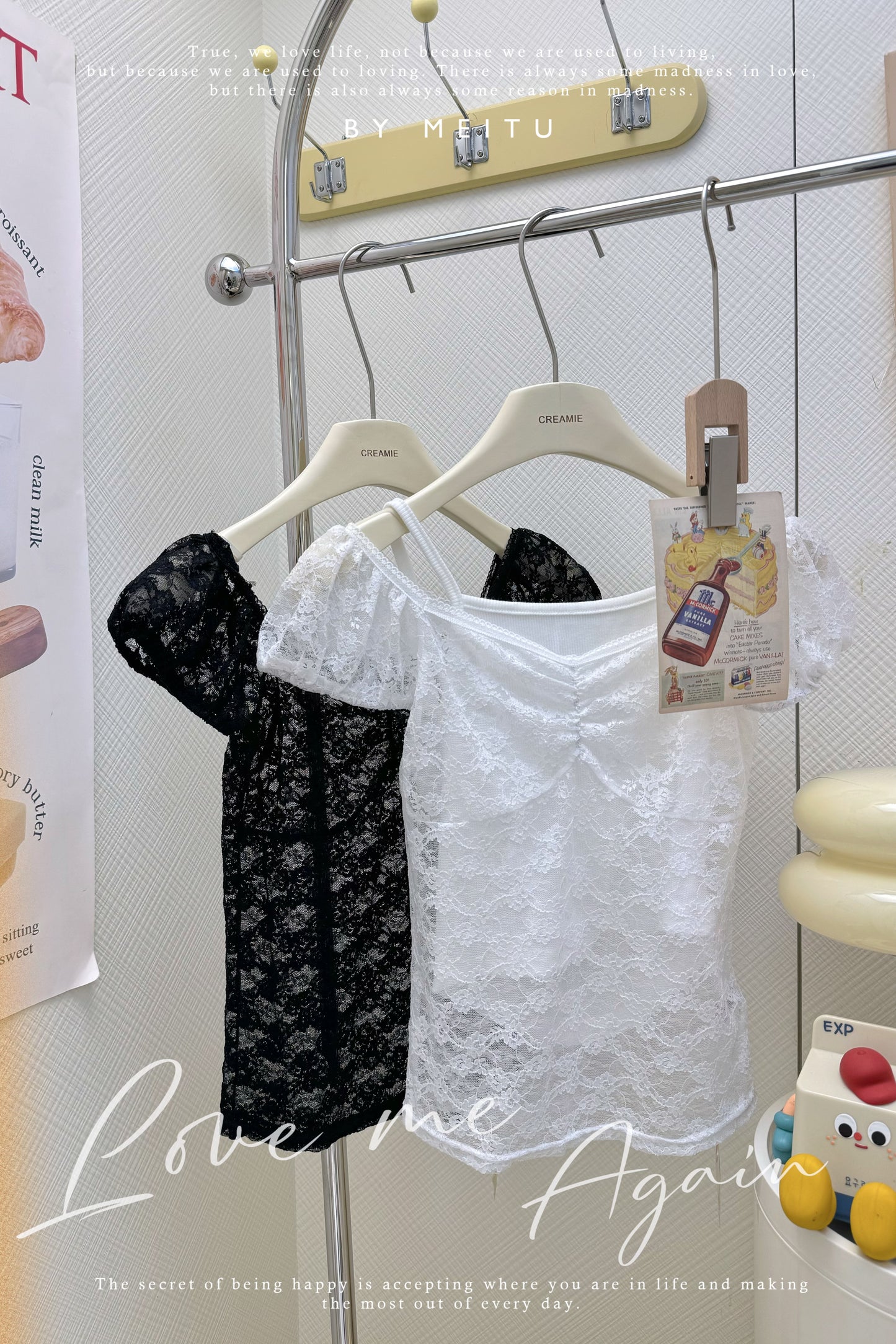 氣質蕾絲V領上衣🤍