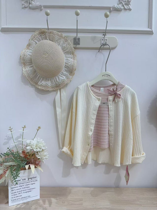 【冬季清倉☃️❄️】 淨色扣鈕開衫