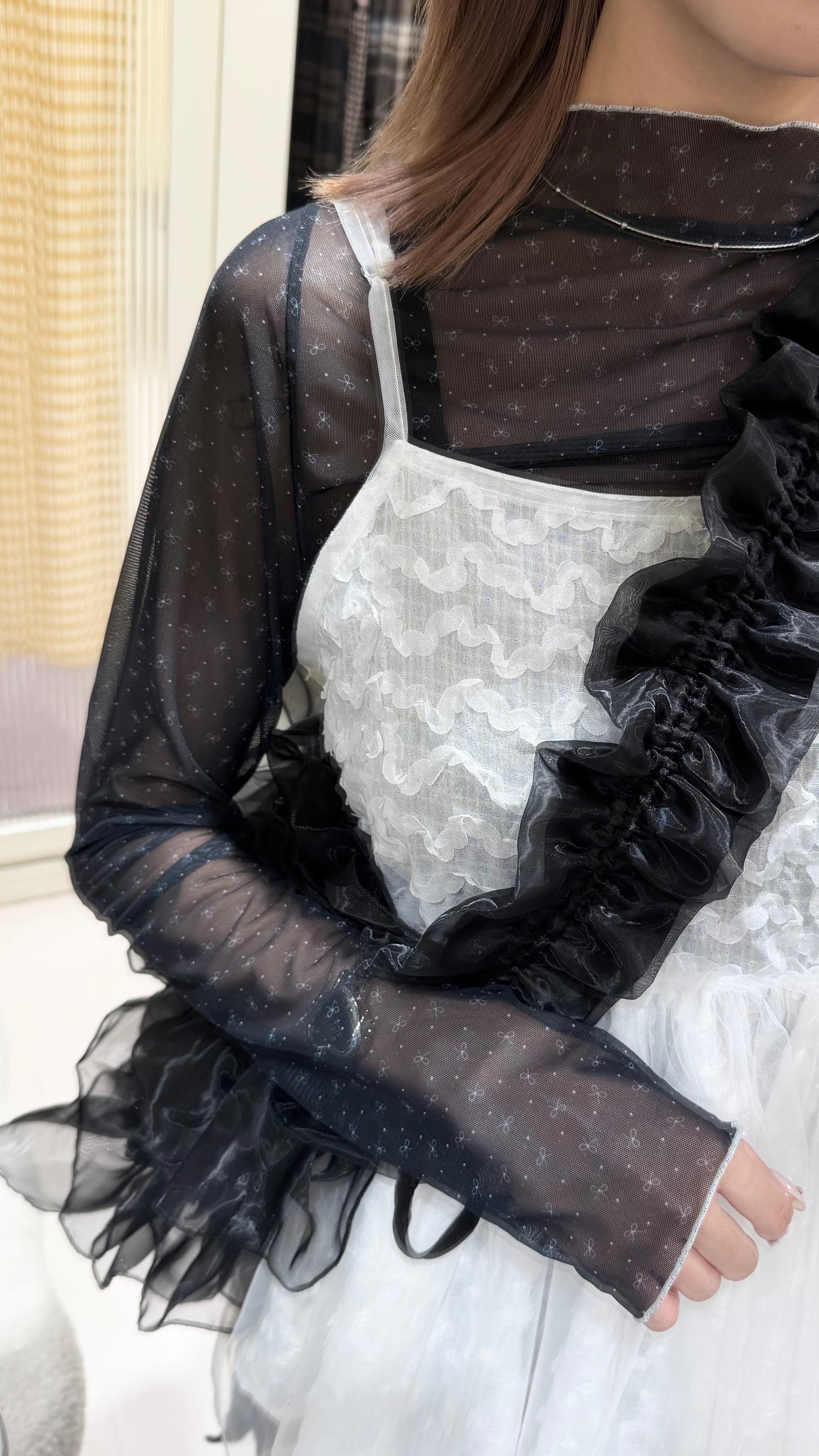 日系百搭網紗套裝🎀