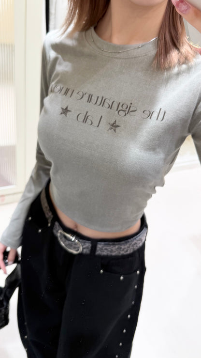 ✫ 韓系貼身星星長袖套裝🎧 ✫