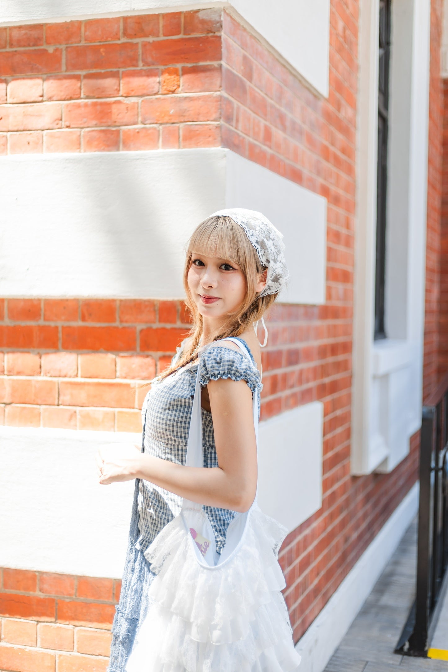 甜美蕾絲單肩包🌸